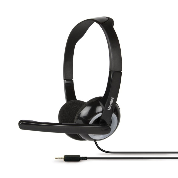 HAMLET CUFFIA CON MICROFONO JACK SINGOLO 35MM